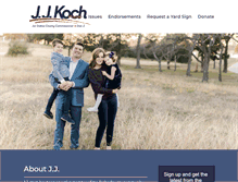 Tablet Screenshot of jjkoch.com